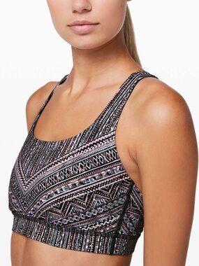 Lululemon Patterned Strappy bra size 12